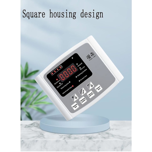 Intelligent Drypvanding Vandpumpe Timer System Have Automatisk Vandingsenhed Solenergi Opladning Potteplante double pump 10m gray