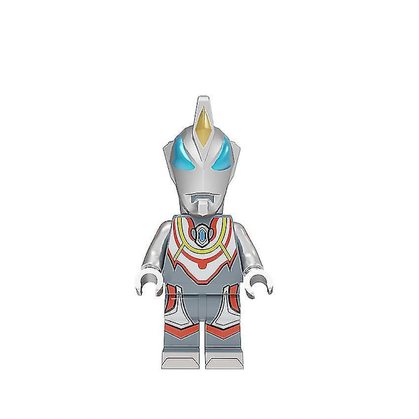 8pcs Ultraman Building Blocks Dolls Unlimited Cyroged Tero Dijia Assembled Building Blocks Mini Toys