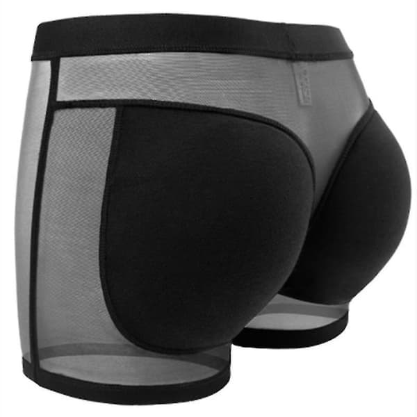 Rumpe Løfter Truser Hofteforsterker Shapewear Magekontroll Kropp S BLACK XXL