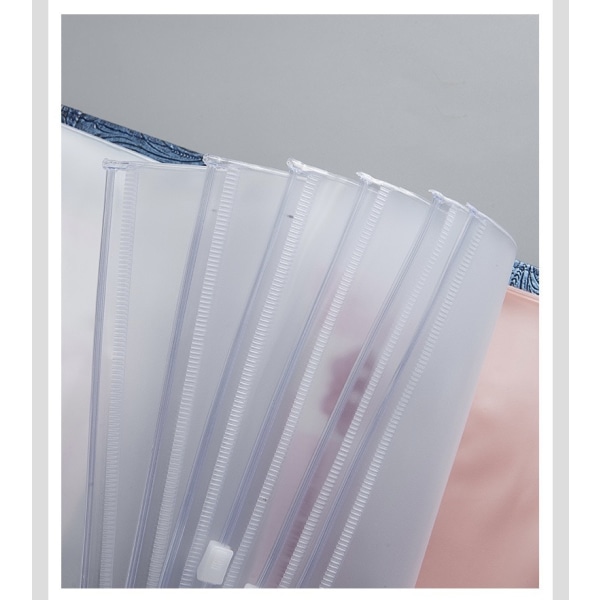 Budget Planner Kontant Binder Kuvert Blue white-14pcs