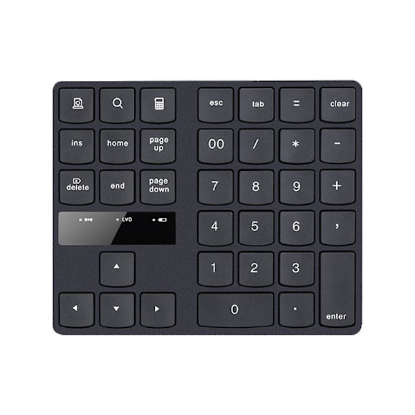 Numeric Keypad 35-keys Portable Usb Wireless Numeric Keypad Rechargeable Ultra-silent External Numeric Pad