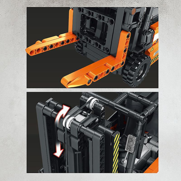 Technical Remote Control Electric Forklift Building Blocks App Rc Cars Engineering Vehicle Bricks Educational Toys For Childrenwithout Original Box