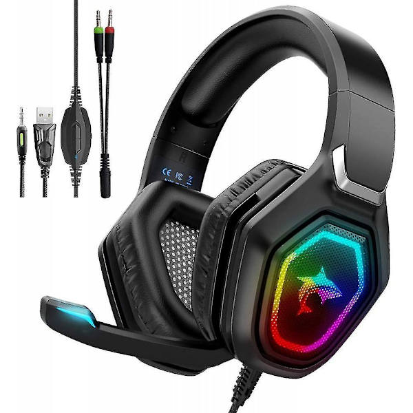 F3 Gaming Headset For Ps5 Ps4 Xbox One Pc Nintendo Switch