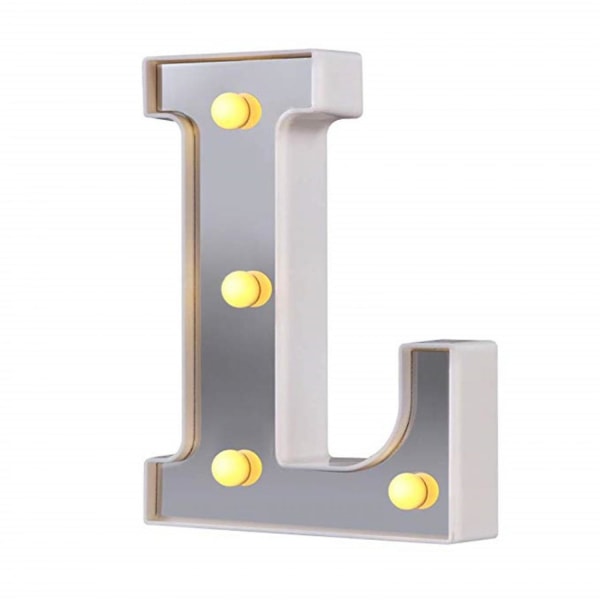 Led Marquee Letter Lights 26 Alphabet Light Up Letters Sign Perfect For Night Light Wedding Birthday Party Christmas Lamp Home Bar Decoration B09 L