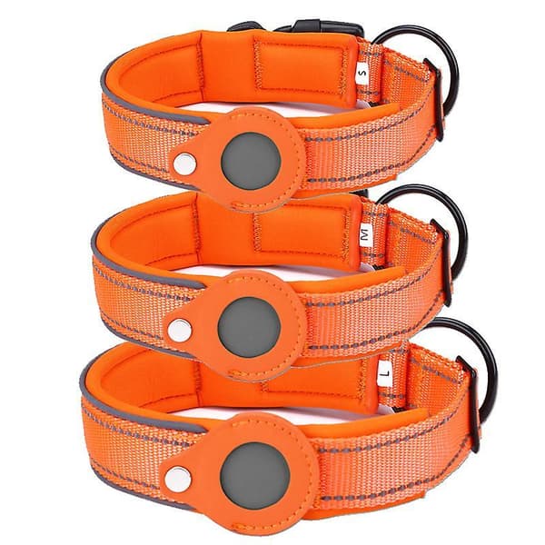 Pet Tracker Device Collar And Activity Observation For Cats Dogs Pet Supplies Orange L
