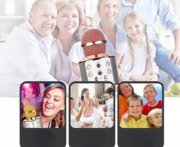 2022 Ny Børne Bluetooth Trådløs Mikrofon golden