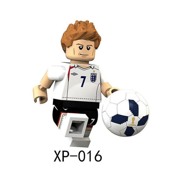 8 stk. VM Fodbold Byggeklodser Portugal Messine Marl Samlet Byggeklods Minifigur Legetøj