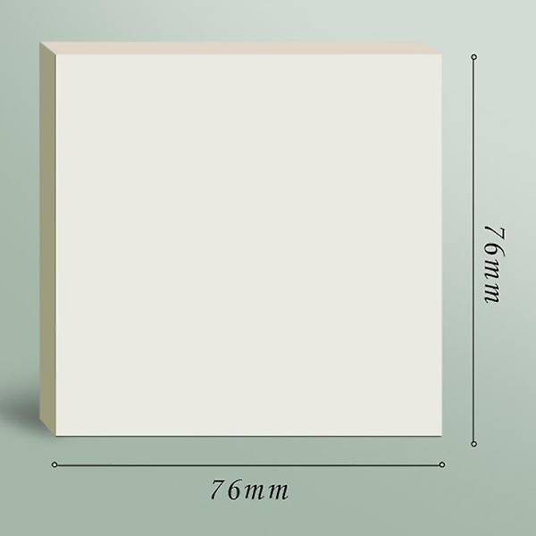 Pet Transparent Self Sticky Notes Creatives Tearable Self-stick Pad Notes One M