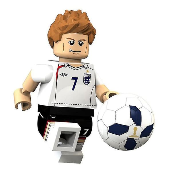 8 stk./sæt VM Fodboldspiller Byggeklodser Samlede Minifigur Legetøj