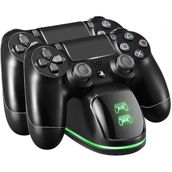 Ps4-ohjaimen latausasema Playstationled-näytöllä