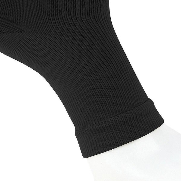 Compression Socks Zipper Leg Calf Sleeves Toeless For Swelling Pain Relieve 2 Pair Beige S