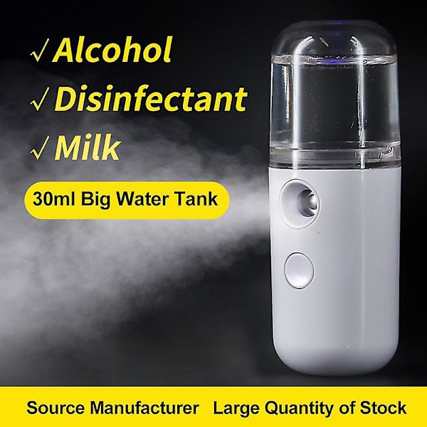 Cute Portable Mini Mist Humidifier Quiet Personal Humidifier Diffuser Usb Cool Mist Black