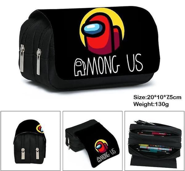 Among Us Pennfodral Pencil Case Stationery Bag Large Capacity Model 2