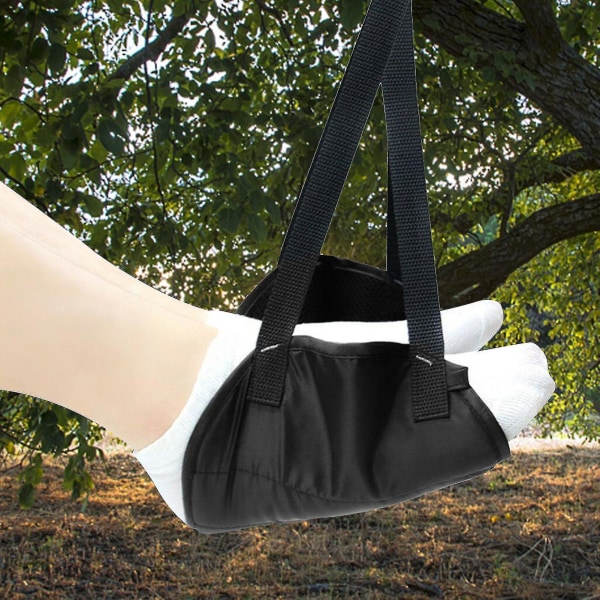 Footrest Portable Hanging Fabric Adjustable Foot Hammock For Flight