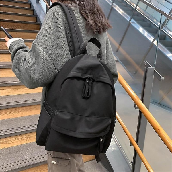 Backpack Canvas Women Backpack Anti-theft Shoulder Bag School Bag For Teenager Girls School Backapck Female Khaki