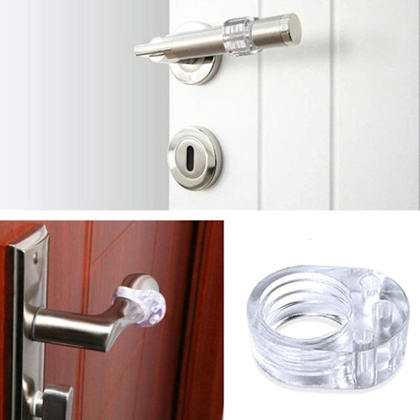 Door Handle Stopper Protector Knob Anti-crash Pad Bumper Buffer Damping 8Pcs