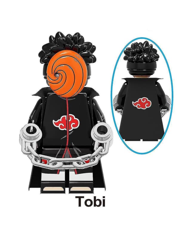 8pc Naruto Uzumaki Naruto Assembled Building Block Minifigure