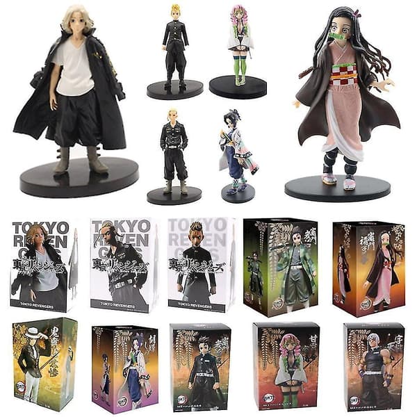 2022 Figur Demon Slayer Figur Tokyo Revengers Action Figur violet