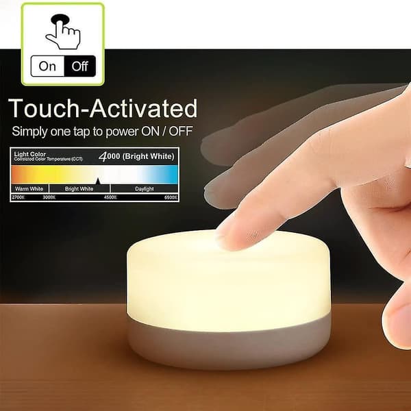 Baby Night Light,rechargeable Mini Touch Light, Wireless Led Night Lights For Kids, Portable Bedside