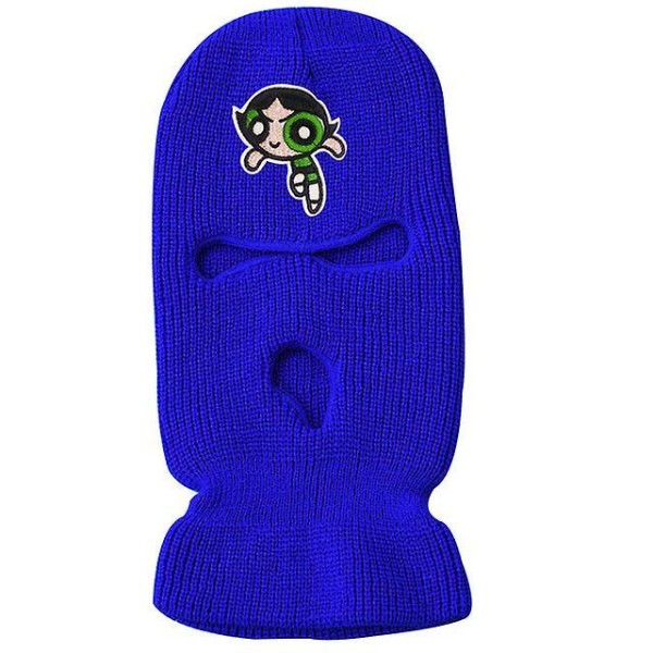 Neon Mask Winter Cover 10 Color Halloween Cap For Party Motorcycle Bicycle Ski Blue-A