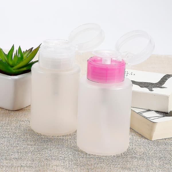 Empty Plastic Alcohol Liquid Nail Polish Remover Containers - Press Pumping 150ml-200006154