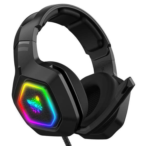 Stereo PC Gaming Headset med Støyreduserende Mikrofon for PS4 PS5 Xbox Series K10