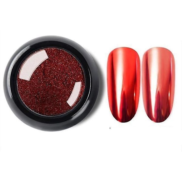 Dippepulver Krom Spejl Glitter - Pigment til Negle 7