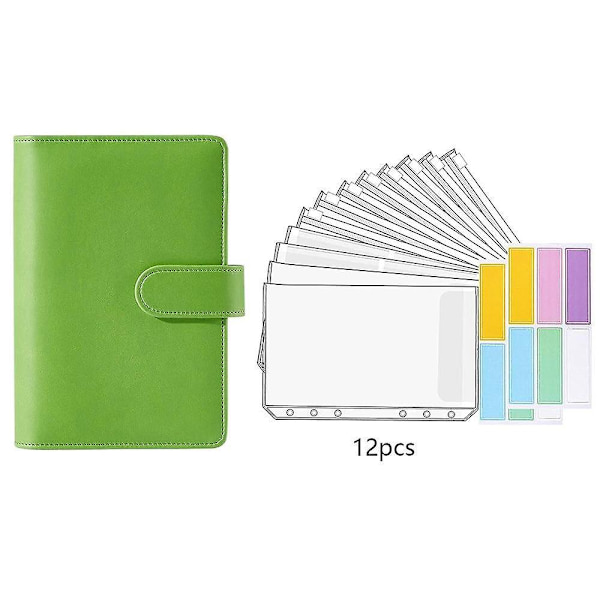 Budsjettplanlegger Kontantperm Konvolutt Green-14pcs