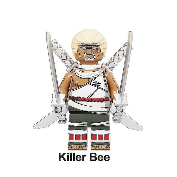 8 stk. Naruto Byggeklosser Minifigurer Barn Gutter Montert Plastleker