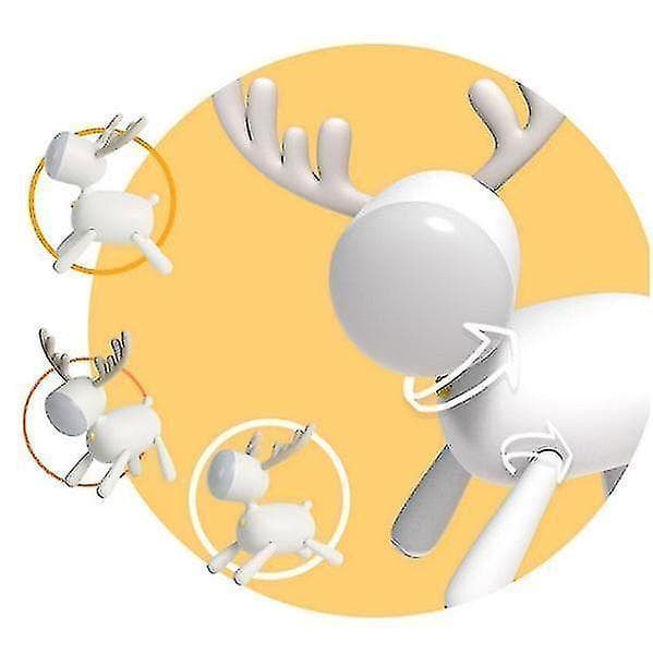 Night Lights Ambient Lighting LED Deer Light Kids Table Lamp White