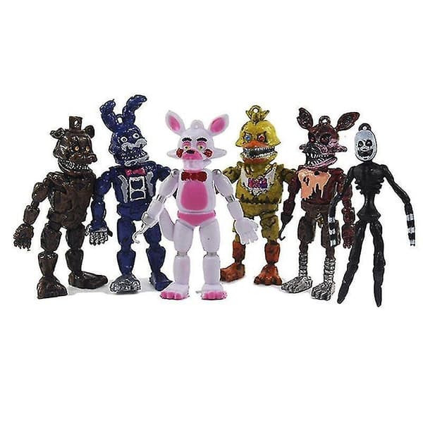 6 stk. Five Nights At Freddy's Mini Figurer Legetøj