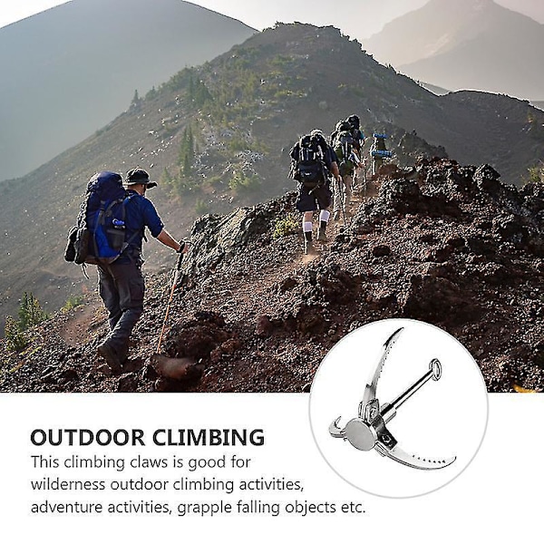 Grappling Claw Practical Outdoor Camping Hiking Mountain Climbing Hook