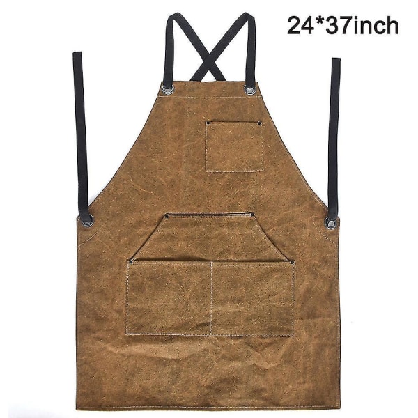 24"x37" Workshop Apron With Heat-resistant And Flame-retardant