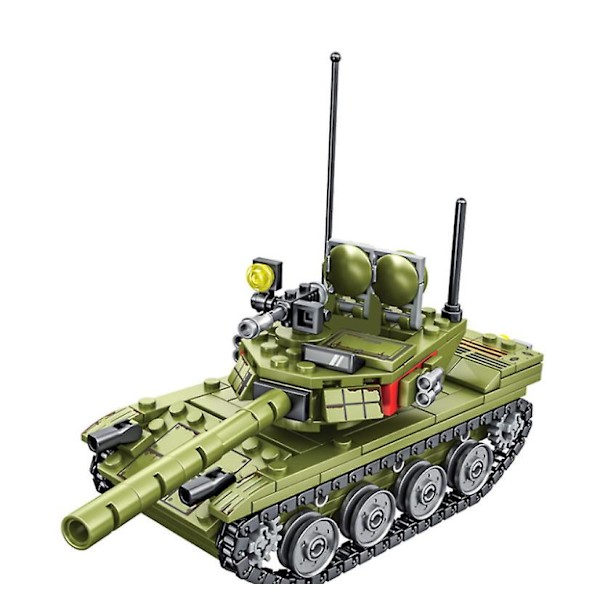 Military Panzer Tank Model Building Blocks