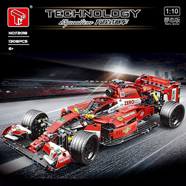 2022 uusi T2018 55001 Ferraring F1 Formula-autojen keräilyautomalli Lelupalikat Moc Lelu Lahja Lapsi Syntymäpäivä t2018 ei alkuperäistä laatikkoa