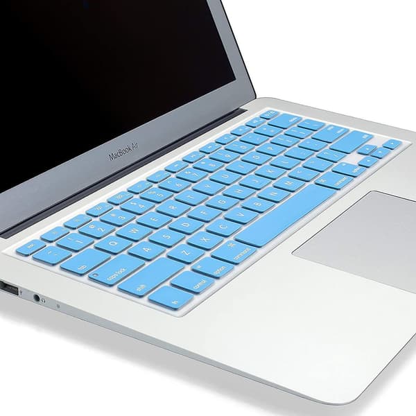 Macbook tastaturdeksel kompatibelt med eldre versjon Macbook Pro 13, 15, 17 tommer Sky Blue