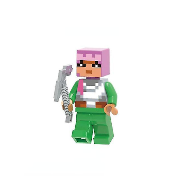 Minecraft Building Blocks Minifigure Panda Hex Valerie My Guardian Assembled