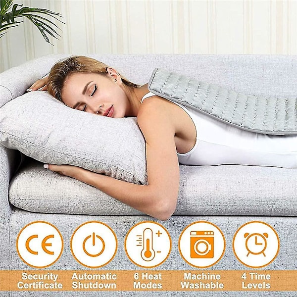 Heating Pad, Heating Pad With Automatic Switch-off, 76 X 40 Cm Heating Pad With