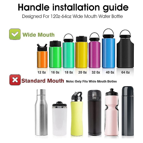 Water Bottle Strap Paracord Handle For Hydro Flask Bottles