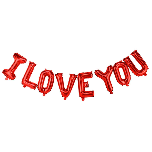 Love Letters Foil Balloons Birthday Wedding Party Anniversary Decor Valentine's Day