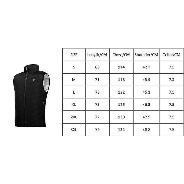 Electric Rechargeable Lightweight Women's Heated Vest BLUE M