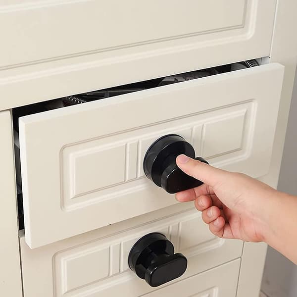 2 Pcs Suction Cup Door Handles Suction Cup Handle Black Suction Cup Handle Suitable For Cabinet Glas