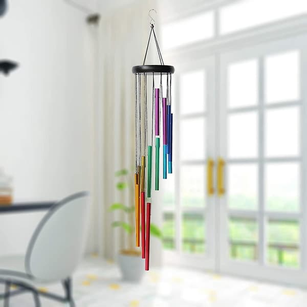Wind Chimes, Aluminum Waterproof Wind Chimes For Outside, Deep Tone Co