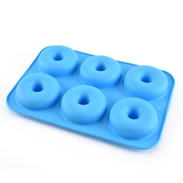 Fondantform Donuts Form Multi-brug Silikone Chokolade Cupcake Bageform Til Køkken Green