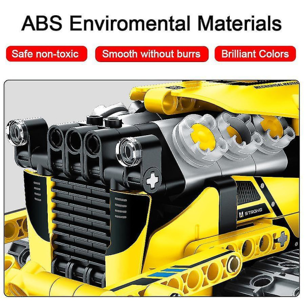 Teknisk App Rc Bulldozer Konstruksjonsleker Byggeklosser By Elektrisk Bil Gravemaskin Sett Barneklosser For Gutter Barnegaverapp Rc Gravemaskin