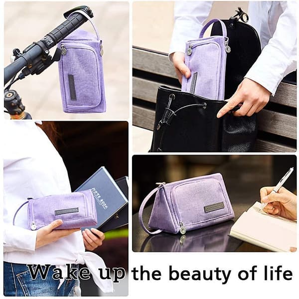 Pencil Case, Big Capacity Pencil Pen Pouch With Handle, Stationery Bag