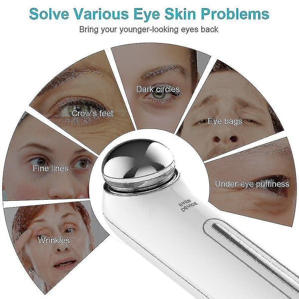 Yyh-electric Eye Massager Anti Aging Wrinkle Eye Patch Relief Dark Circle Puffiness|microcurrent Device