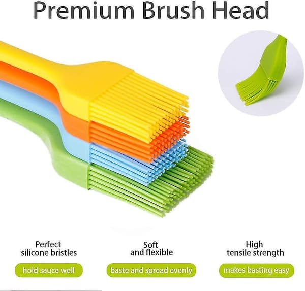 Silicone Baking Pastry Brush Food Grade Dishwasher Applicable Baking