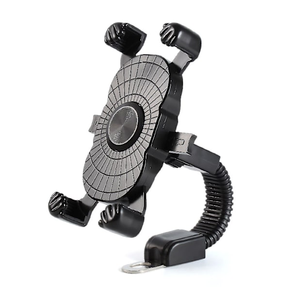 Phone Holder Self-locking Steady Adjustable Bicycle Cell Phone Navigation Support For Motor Cycle 2