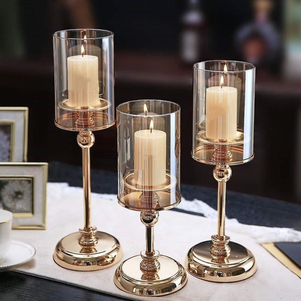 Candlestick Candle Holders - Taper Candle Stand Of Retro For Wedding Thanksgiving Christmas Advent Dinning Table Mantel Decoration Home A927-184